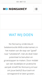 Mobile Screenshot of nononsancy.nl